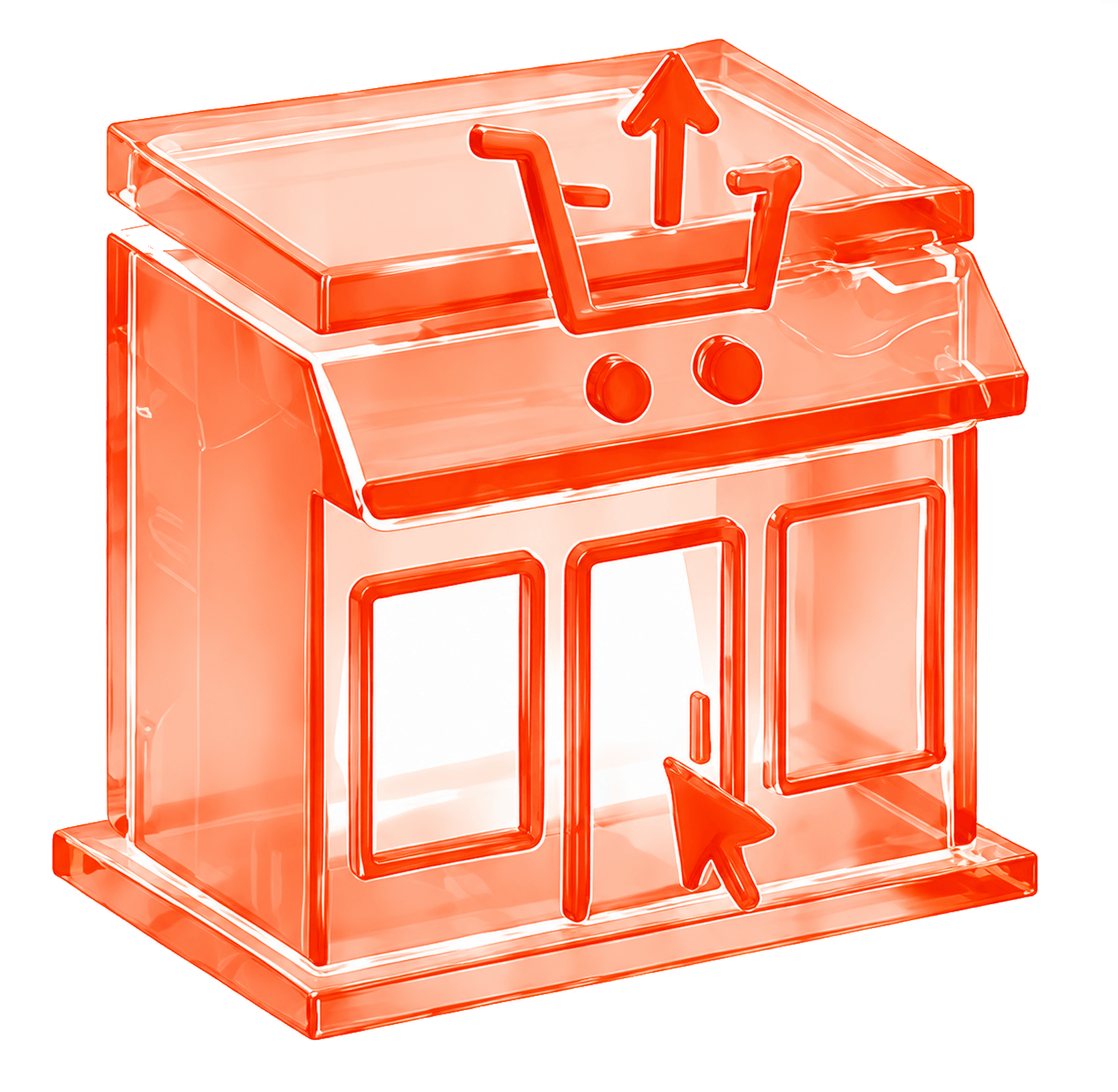 Unified commerce system illustration